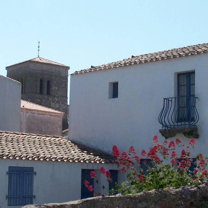 Straße in Saint-Sauveur, Ile d'Yeu